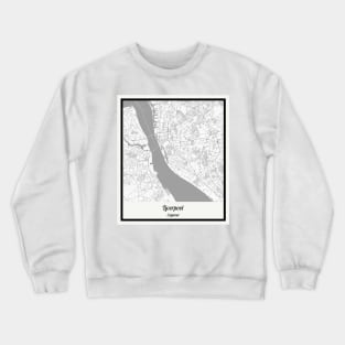 Map of Liverpool - England Crewneck Sweatshirt